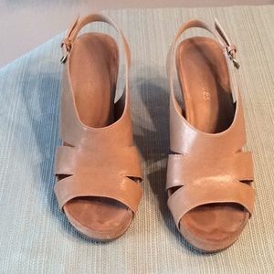 Aerosoles  wedge sandals size 7-1/2M